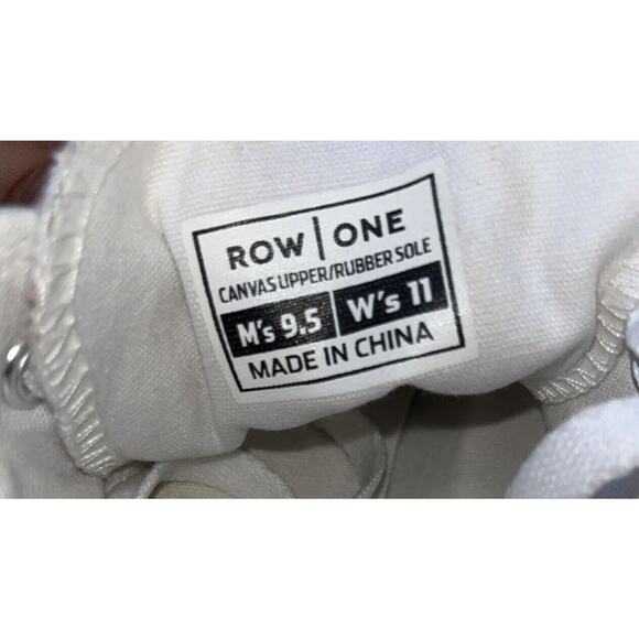 Row One Unisex New York‎ Mets canvas Logo Shoes Mens 9.5 Woman’s 11 main image 9